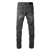 Purple Brand Crystal Diamond Jeans #9123